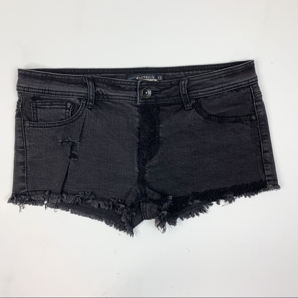 New Love Sick Denim Jean Shorts